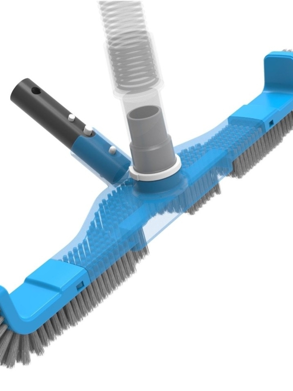 TidyMister 20" Pool Brush Vacuum Head